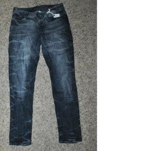 Womens Skinny Jeans Hang Ten Blue Stockholm 1 Faded Denim Studded Jr Girls